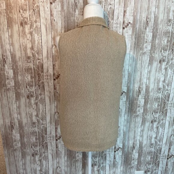 Woolrich Full Zip Embellished Sweater Vest size Large - Picture 4 of 5